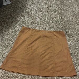 Suede Women's Skirt